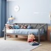 Twin Size Daybed With Wood Slat Support