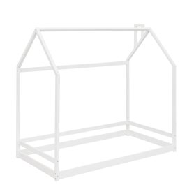 Twin Size Wood House Bed