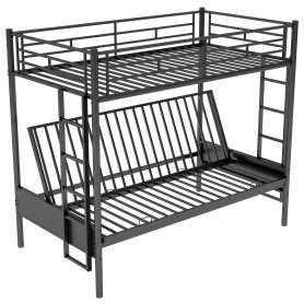 Multi-function Twin Over Full Metal Bunk Bed