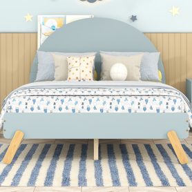 Full Size Toddler Bed With Shelf Behind Headboard