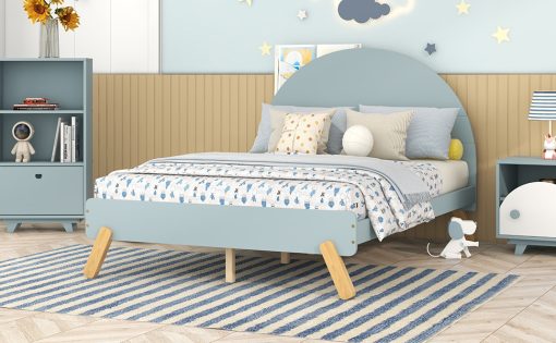 Full Size Toddler Bed With Shelf Behind Headboard