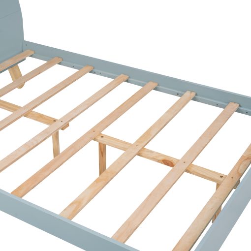 Full Size Toddler Bed With Shelf Behind Headboard