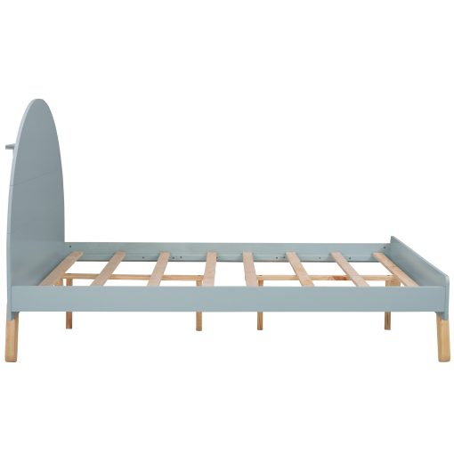 Full Size Toddler Bed With Shelf Behind Headboard