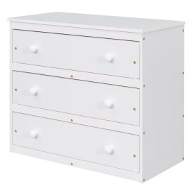 Low Study Full Loft Bed with Cabinet ,Shelves and Rolling Portable Desk