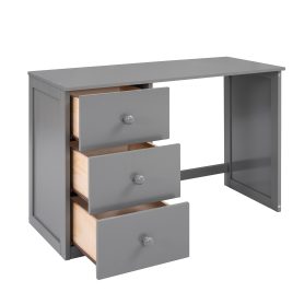 Twin Size Loft Bed With Drawers, Desk and Wardrobe