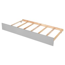 Full Size Platform Bed With Trundle and Bookcase