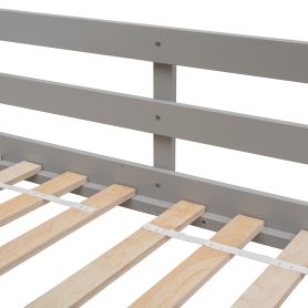 House Shape Twin Over Twin Bunk Bed With Roof, Window And Ladder