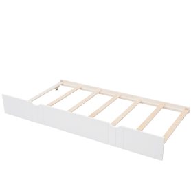 Wooden Twin Size Daybed With Twin Size Trundle