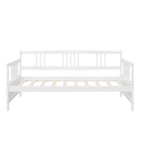 Wooden Twin Size Daybed With Twin Size Trundle