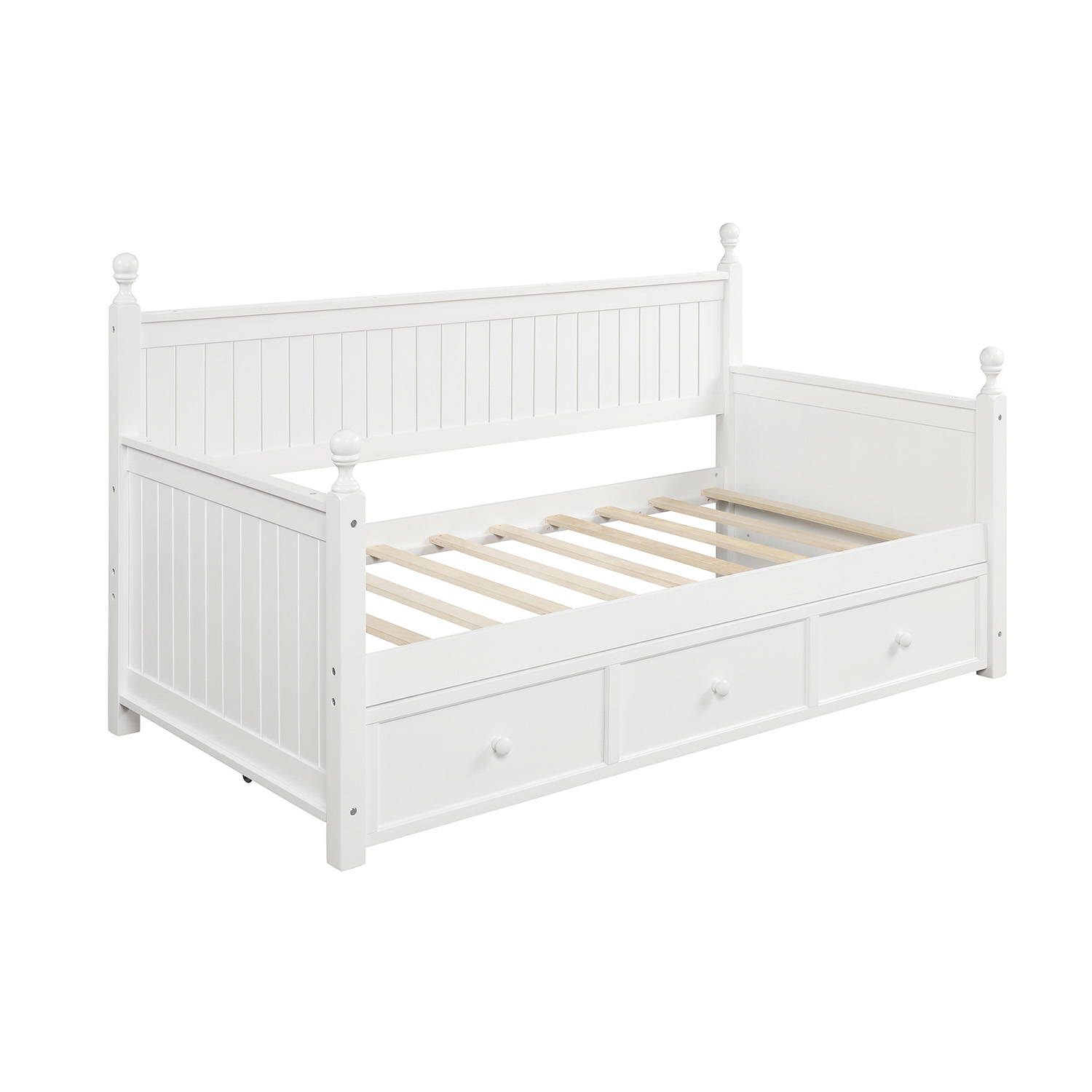 Twin Size Daybed With Three Drawers 6 Twin Size Daybed With Three Drawers