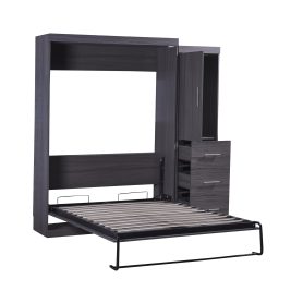 Full Size Murphybed With Wardrobe, Drawers and Storage Bed