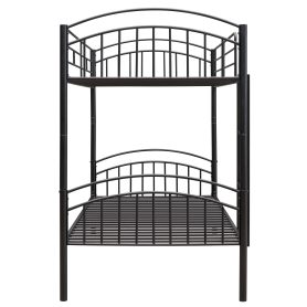 Twin Over Twin Metal Bunk Bed, Divided Into Two Beds