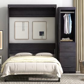 Full Size Murphybed With Wardrobe, Drawers and Storage Bed