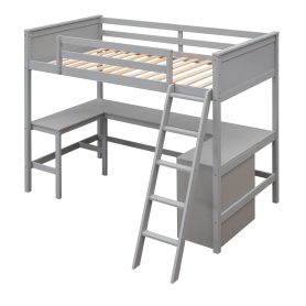 Wood Twin Size Loft Bed With Shelves And Desk 25 Wood Twin Size Loft Bed With Shelves And Desk