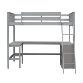 Wood Twin Size Loft Bed With Shelves And Desk 29 Wood Twin Size Loft Bed With Shelves And Desk