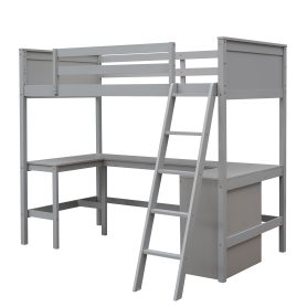 Wood Twin Size Loft Bed With Shelves And Desk 26 Wood Twin Size Loft Bed With Shelves And Desk