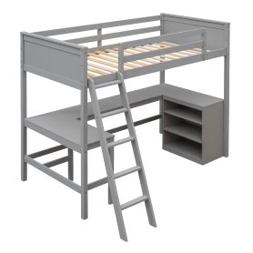 Wood Twin Size Loft Bed With Shelves And Desk 24 Wood Twin Size Loft Bed With Shelves And Desk