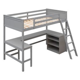 Wood Twin Size Loft Bed With Shelves And Desk 23 Wood Twin Size Loft Bed With Shelves And Desk