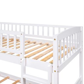 Stairway Twin Over Twin Bunk Bed With Two Drawers And Slide 32 Stairway Twin Over Twin Bunk Bed With Two Drawers And Slide