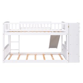 Stairway Twin Over Twin Bunk Bed With Two Drawers And Slide 21 Stairway Twin Over Twin Bunk Bed With Two Drawers And Slide