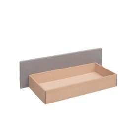 Queen Size Upholstered Platform Bed With 2 Drawers And 1 Twin Xl Trundle