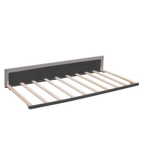 Queen Size Upholstered Platform Bed With 2 Drawers And 1 Twin Xl Trundle