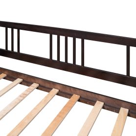 Wood Twin Size Daybed Bed With Two Drawers