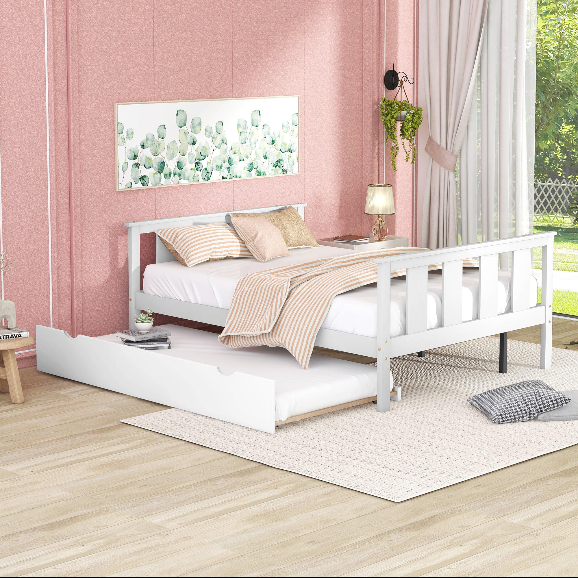 Assembly Instruction For W158068079 9 Wood Full Platform Bed With Pull Out Trundle