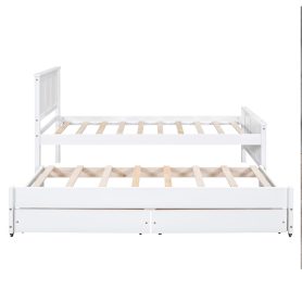 Twin Size Daybed With Trundle And 2 Drawers