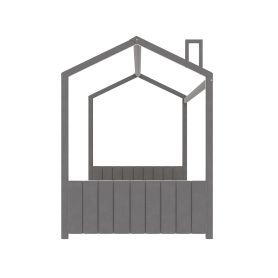 Wood Velvet Full Size House Bed 14 Wood Full Size Velvet House Bed