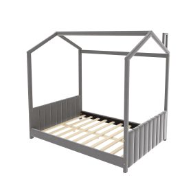 Wood Velvet Full Size House Bed 17 Wood Full Size Velvet House Bed