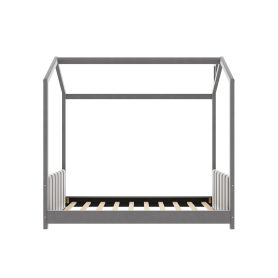 Wood Velvet Twin Size House Bed 14 Wood Twin Size Velvet House Bed