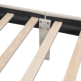 Upholstered Twin Size Platform Bed With 2 Drawers