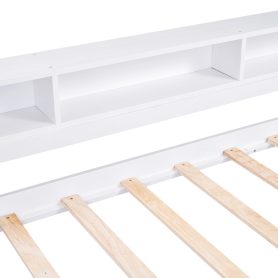 Twin XL Daybed With 2 Trundles, 3 Storage Cubbies, 1 Light And USB Charging Port