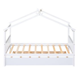 Twin Size Wood House Bed With Twin Size Trundle 17 Twin Size Wood House Bed With Twin Size Trundle