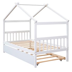Twin Size Wood House Bed With Twin Size Trundle 20 Twin Size Wood House Bed With Twin Size Trundle