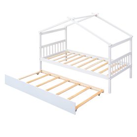 Twin Size Wood House Bed With Twin Size Trundle 25 Twin Size Wood House Bed With Twin Size Trundle