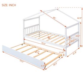 Twin Size Wood House Bed With Twin Size Trundle 19 Twin Size Wood House Bed With Twin Size Trundle