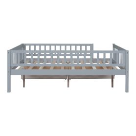Wooden Full Size Daybed With Two Drawers