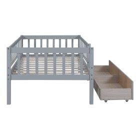 Wooden Twin Size Daybed With Two Drawers