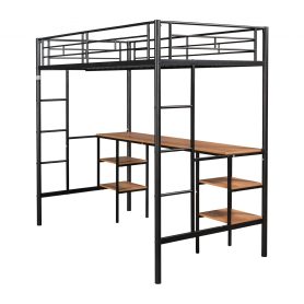 Metal Twin Size Loft Bed With Table 21 Metal Twin Size Loft Bed With Table