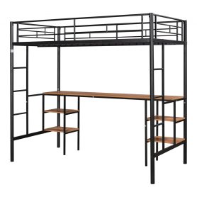 Metal Twin Size Loft Bed With Table 20 Metal Twin Size Loft Bed With Table