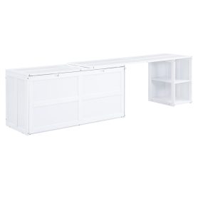 Queen Size Murphy Bed With Rotable Desk