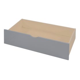 Twin Size House Bed With Upholstered Sofa, Charging Station, Shelves And Two Drawers