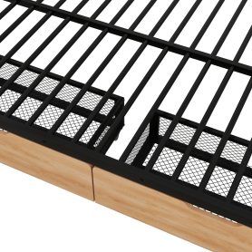 Metal Full Size Convertible Bunk Bed with 2 Drawers