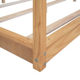 King Size Canopy Platform Bed with Support Legs