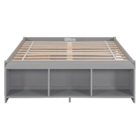 Full Size Daybed With Storage Case and 2 Storage Drawers, Lengthwise Support Slat