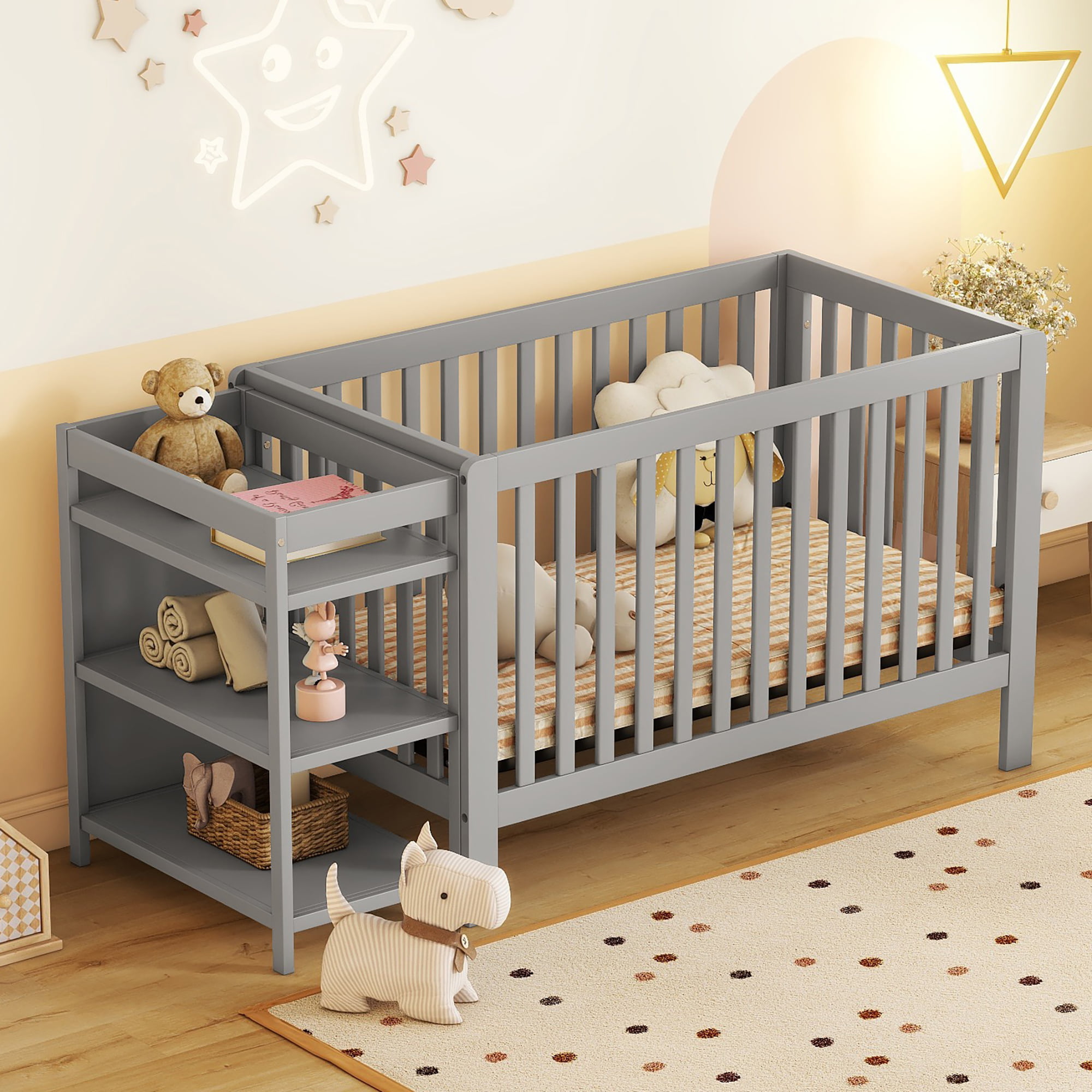 Convertible Crib With Changing Table