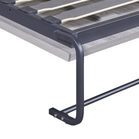 Full Size Murphy Bed with Storage Shelves and Drawers