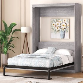 Full Size Murphy Bed, Can Be Folded Into A Cabinet